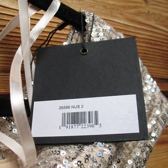 Mac Duggal 26596 SEQUINED DROP SHOULDER LONG SLEEVE JUMPSUIT - Picture 13 of 14